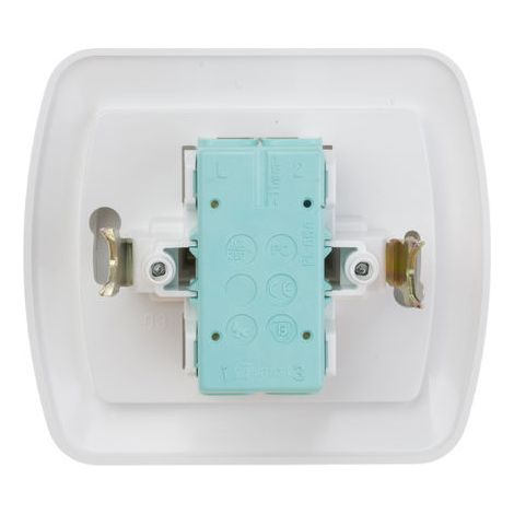 Doppelverbinder für Kabel, Stecker/Stecker, weiß - E131AA-KN035 (1/2)