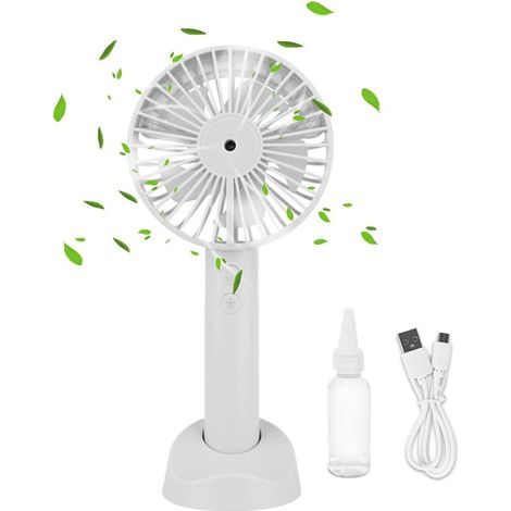 Filiyano-Mini brumisateur portatif, humidificateur personnel, ventilateur à piles, brumisateur d'eau (1/5)