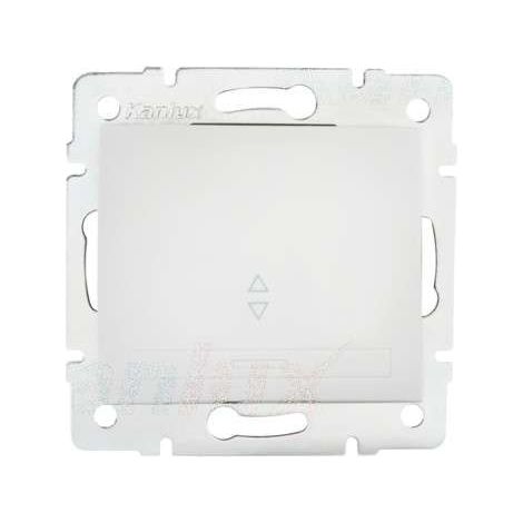 Interrupteur Encastrable Va-et-Vient Simple DOMO Blanc (1/5)