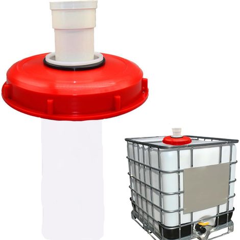 180°-IBC-Tankdeckel mit waschbarem Nylonfilter für 1000-Liter-IBC-Regenwassertanks, IBC-Deckelfilter, IBC-Tankzubehör, 245-mm-Nylon-Regenwasserfilter (1/5)