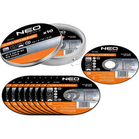 Disco da taglio neo 41 A60-R-BF metallo INOX 115 mm 1 mm (1/3)