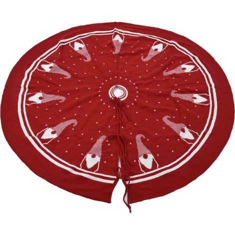 Jupe de sapin de Noël douce et réutilisable, tapis de sapin de Noël, décoration de base de sapin de Noël (1/5)