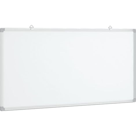 Tableau blanc magnétique 60x30x1,7 cm aluminium