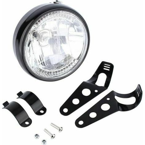 7 Pouces Lampe Phares Avant de Moto Feux de Signification Rond Ampoule Projecteur( 12v) (1/4)