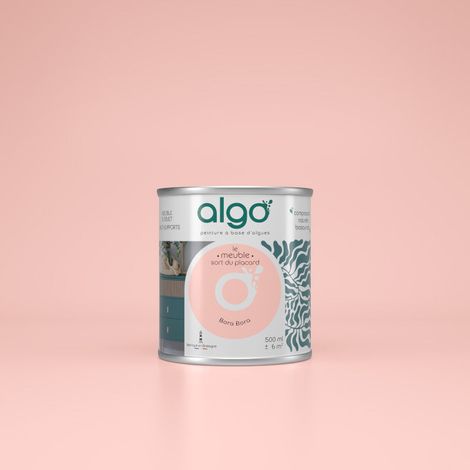 Peinture pour Meuble - Rose Bora Bora - 0.5L / Mat