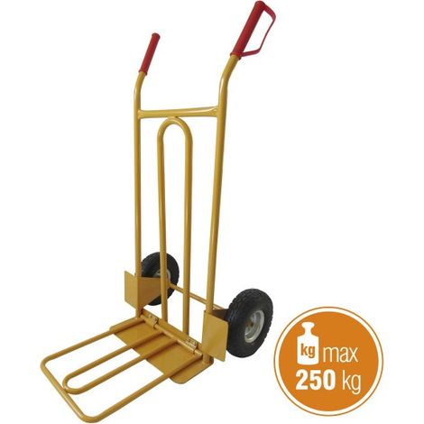 Praktischer und handlicher Transportwagen mit klappbarer Plattform 116x43x50cm