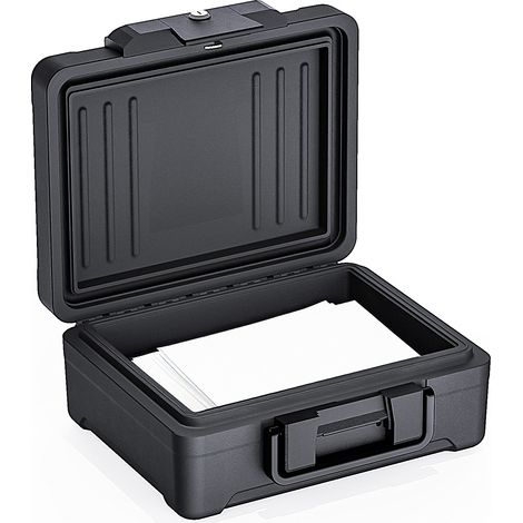 Mallette de transport 6,2 L avec serrure renforcée anti feu et étanche 365 x 285 x 155 mm Torros KLC160 (1/4)