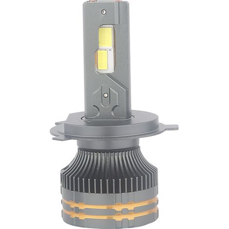 260 W Hochleistungsscheinwerfer für Kraftfahrzeuge, H4, LED-Autoscheinwerfer mit drei Kupferröhren, 2 Stück, 81 x 35 mm