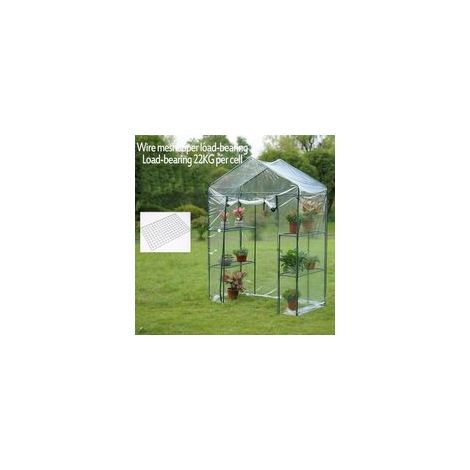 Serre D'extérieur, Petite Serre Botanique avec Portes, Bâche en PE Résistante, Parois Portables en Plastique pour D'intérieur et D'extérieur