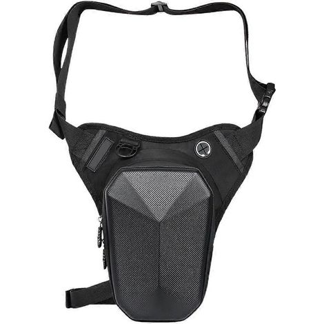 Sac de jambe de moto - Sac de jambe de vélo pour homme bikke Sac de Cuisse Moto Fanny Pack (1/5)