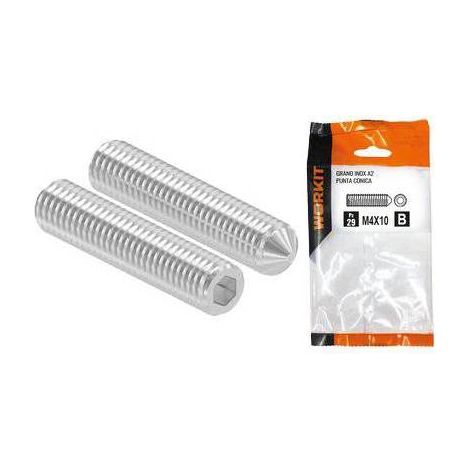 5,0 x GRANO PUNTA CONICA INOX A2 SELF WORKIT