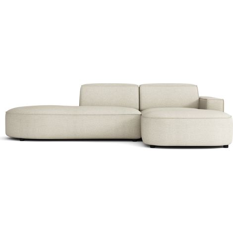 Selsey Sallmo - Ecksofa L-Form, 3-Sitzer, rechts, Chenille Creme, 276 cm (1/5)
