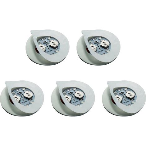 Lot de 5 sous-verres lumineux LED pour bouteilles, décoration de Noël, bar, karaoké, mariage, cocktails, verres et vases. (1/5)