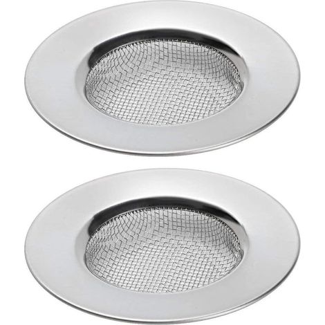 lot De 2 Passoires D'vier Pour Douche, Receveur De Cheveux Du Trou De Prise Viers De Baignoire Ou De Cuisine Filtres De Drainage Pour Vier En Acie (1/5)