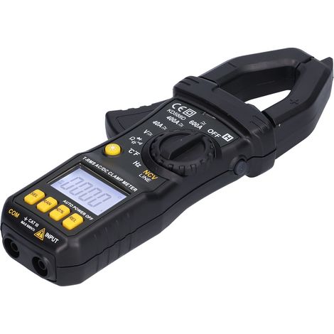 Voltmètre numérique KD588D avec maintien des données RMS, protection contre les surcharges et mesure de courant par pince ampèremétrique pour courant alternatif et continu. (1/5)