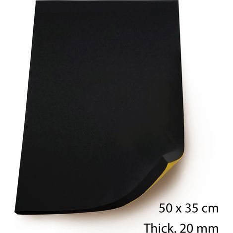 Foglio di Neoprene Adesivo, 50 x 35 cm - Spessore: 20 MM