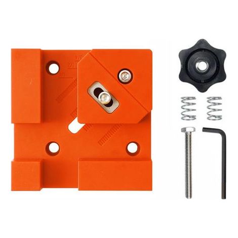 Multifonctions à 90 degrés adaptées pour la menuiserie en bois et l'installation de fixations d'ébénisterie, assemblage de meubles(Couleur orange) (1/5)
