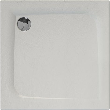 Receveur de douche carré effet pierre MOONEO (1/3)