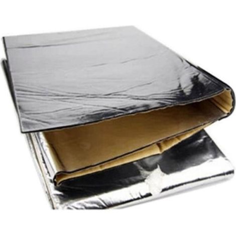 Tapis insonorisant pour voiture, 140x100cm, capot insonorisant pour moteur, pare-feu, autocollant en mousse t (1/4)