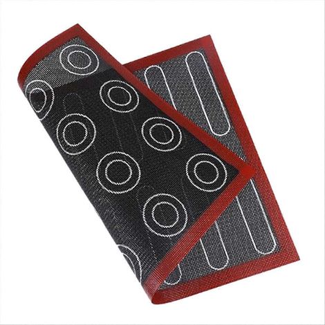 Tapis de cuisson réversible en silicone imprimé pour macarons, 30 x 40 cm (1/5)