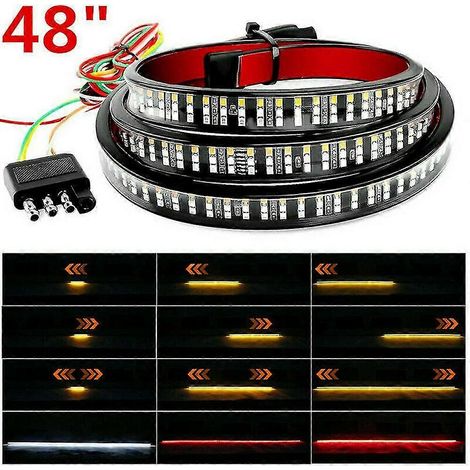 Barre lumineuse LED pour hayon de camion, feu stop, feu de recul, clignotant, bande arrière 2020 (1/5)