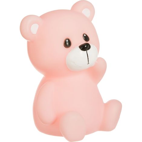 Lampada a LED per bambini, orsacchiotto rosa (1/3)