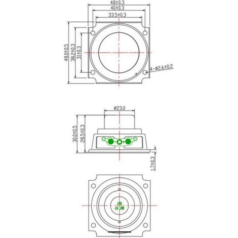 Haut-Parleur - 4 Ohm - 10 W - 48 mm - Pour Système Multimédia Hi-Fi - 1 Pièce (1/5)