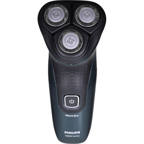 Philips X3052/00 rasoio elettrico Rotazione Trimmer Nero, Verde (1/5)