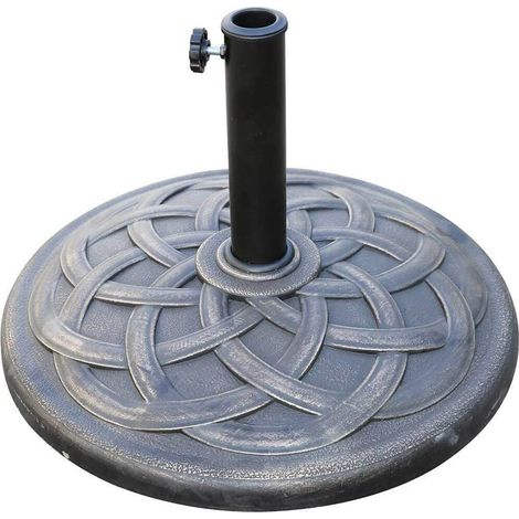 Base per ombrellone standard effetto ghisa diametro cm 57 peso 19kg