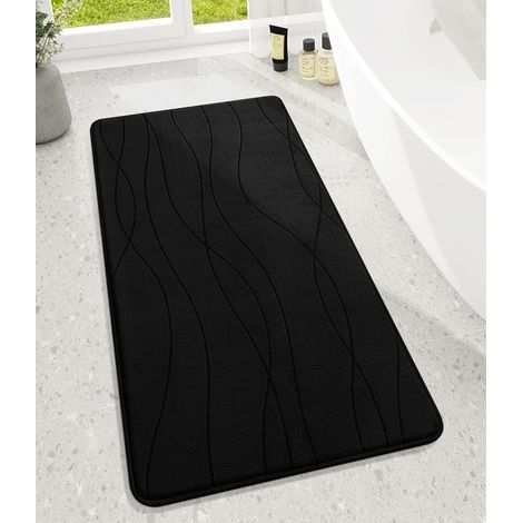 1 Tapis de bain, Mousse à mémoire de forme, Antidérapant, Absorbant, Salle de bain et WC (1/5)