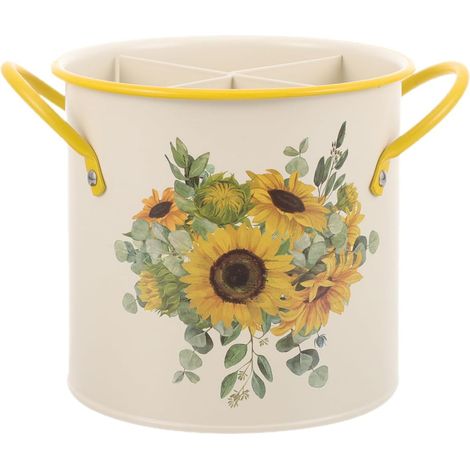 Bathroom Organizer Sturdy Base with Toothbrush Holder and