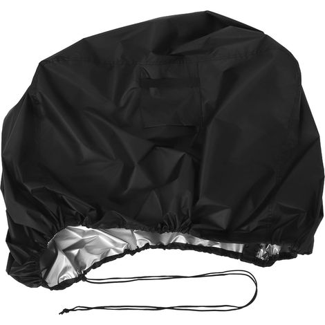 Housse Carré en Tissu Oxford Noir Imperméable Résistante Déchirure et Anti-poussière pour Foyer Extérieur pour Patio et Meubles de Jardin (1/5)