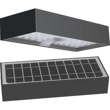 Iolume lampada blocchetto solare 6w antracite io67107