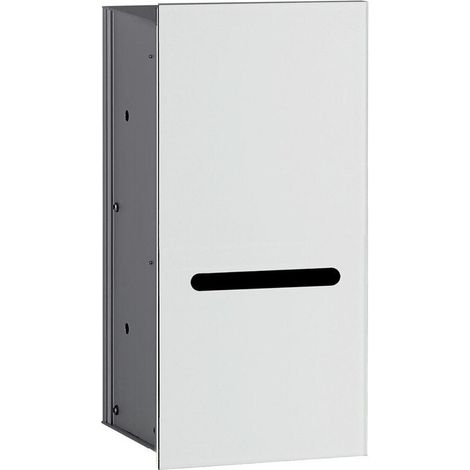 Module armoire papier toilette 2.0. gauche UP. 346mm. sans cadre EB. alu/noir