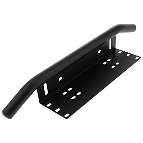 Soporte para matrícula de coche de 23 pulgadas, barra de luz LED de aluminio negro, soporte de montaje para luces de trabajo, soporte para matrícula para todoterrenos SUV 4x4 (1/5)