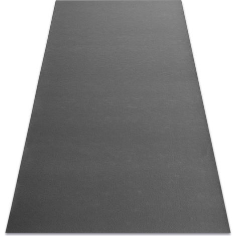 Teppich Antirutsch RUMBA 1897 einfarbig dunkelgrau grey 200x500 cm