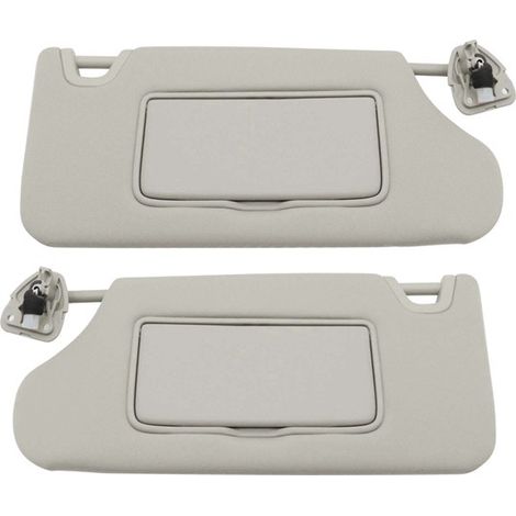 Pair. Color: Gray. Material: ABS. Sun visors for the left and right sides with integrated lighting. Suitable for…