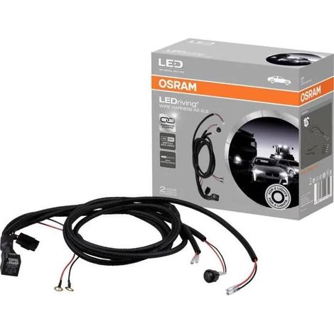 Osram AX 2LS Arnés de Cableado 12V con Interruptor