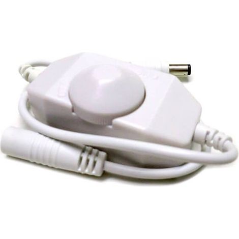 Led Dimmer PWM Kit Controller Manuale Con Rotella Per Striscia Bobina Led 12V 24W