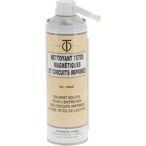 Nettoyant circuits imprimés et tetes magnétiques 400ml net 60383