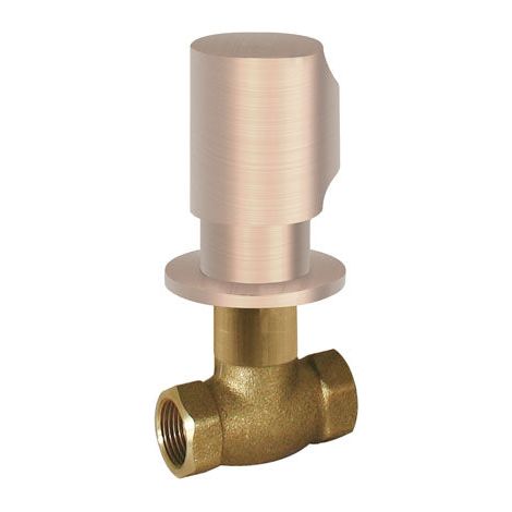 TRES 06151101OPM COMPLGRIFERIA Llave De Paso Empotrada Oro Rosa Mate - ref: 06151101OPM