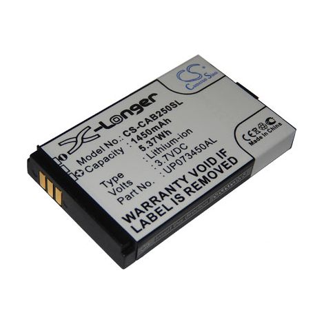 vhbw Akku kompatibel mit JCB Toughphone Sitemaster 2 (TP305) Handy Smartphone Telefon Outdoor (1450 mAh, 3,7 V, Li-Ion)