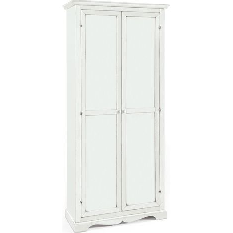 Scarpiera classica in legno Colori mobili tempesta: Bianco opaco (1/2)