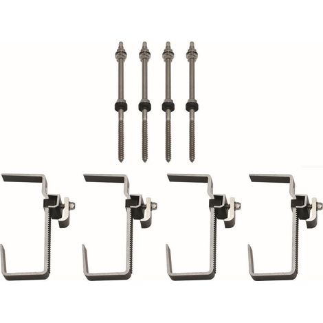 Vaillant Kit d'ancrage de toit Vis à double filetage Collecteur côte à côte (4 pcs), 0020067277