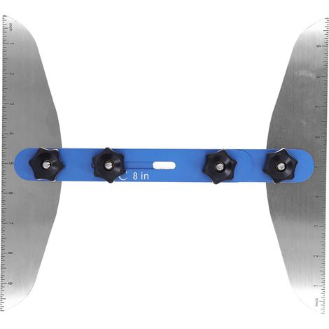 Treppenstufen-Messschablone, Regalmarkierungswerkzeug 11-60 Zoll, blaue Stringerlehre, Trockeneinstellung (1/5)