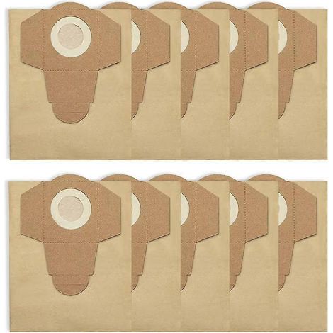 10 pièces 20L Eau et poussière Sac à poussière pour Einhell Aspirateur eau et poussière Sacs pour BT-VC 1250S Sac pour aspirateur filtrant Accessoires (1/5)