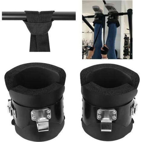 Bottes de traction suspendues - V GEBY - Anti-gravité - Acier inoxydable - Confortable - 220,5 lbs (1/4)