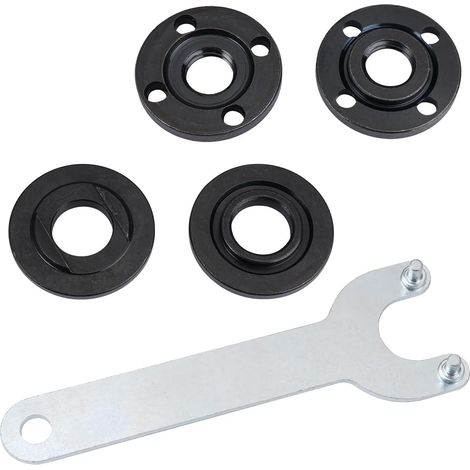 4 Pièces Serrage pour Meuleuse Angulaire, Clé à Molette de Meuleuse D'angle (1/5)