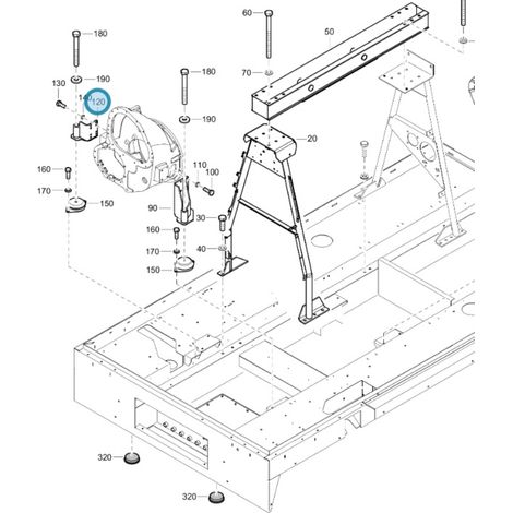 SUPPORT MOTEUR - ATLAS COPCO - 1626907200
