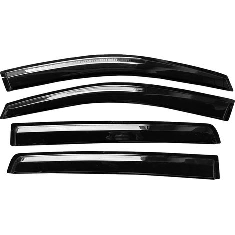 Parasole per finestrino, protezione dalle intemperie, design elegante, nero (1/2)